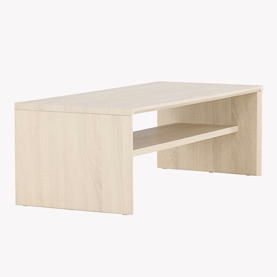 Diivanilaud Telemarket, valge peitsiga MDF, 110×50 cm, 63359-102 – 5