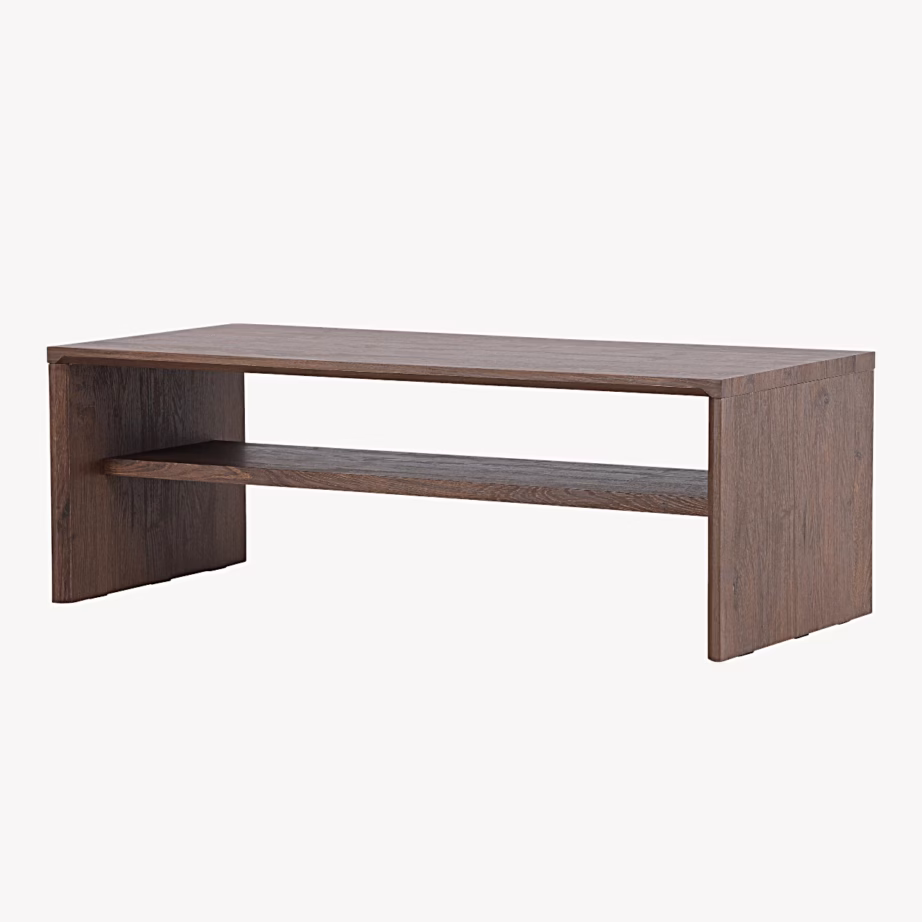 Diivanilaud Telemarket mokkatooniga, allriiuliga 110×50, 63359-444 – 2