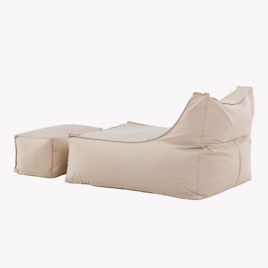 Redang pehme õuelamamistool jalapingiga, beež olefiinkangas, GR24677 – 5