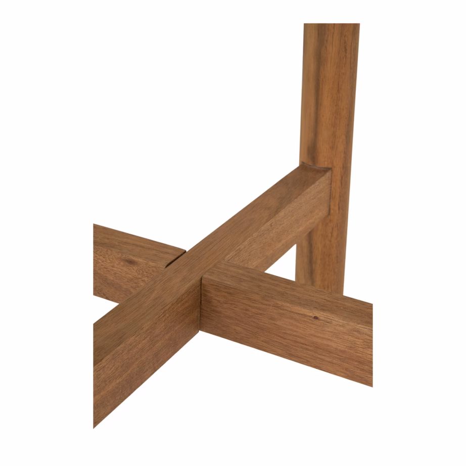 Akaatsiapuidust ja terrazzo abilauad Terracina, Ø37×48 cm, valge/naturaalne – 7