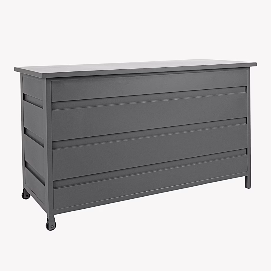 Alumiiniumist hall istmepatjade hoiukast 650 l, 160x82x85 cm Cassis – 3