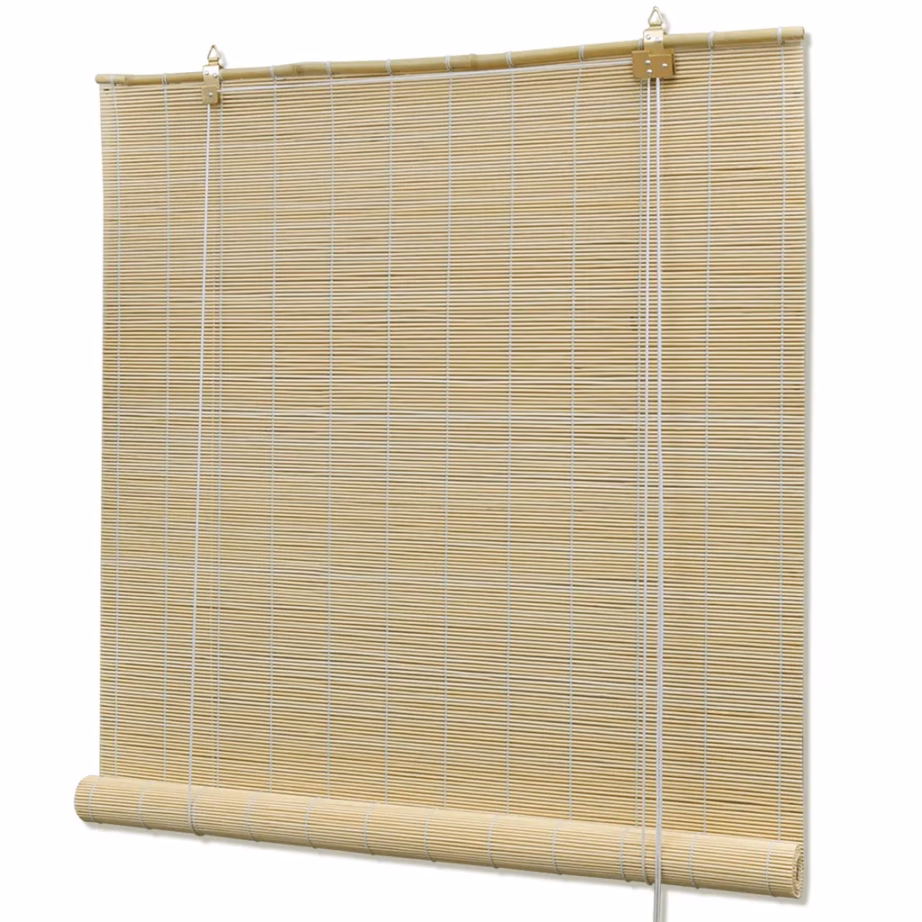 Bambusest ruloo 100 x 220 cm, naturaalne - 2