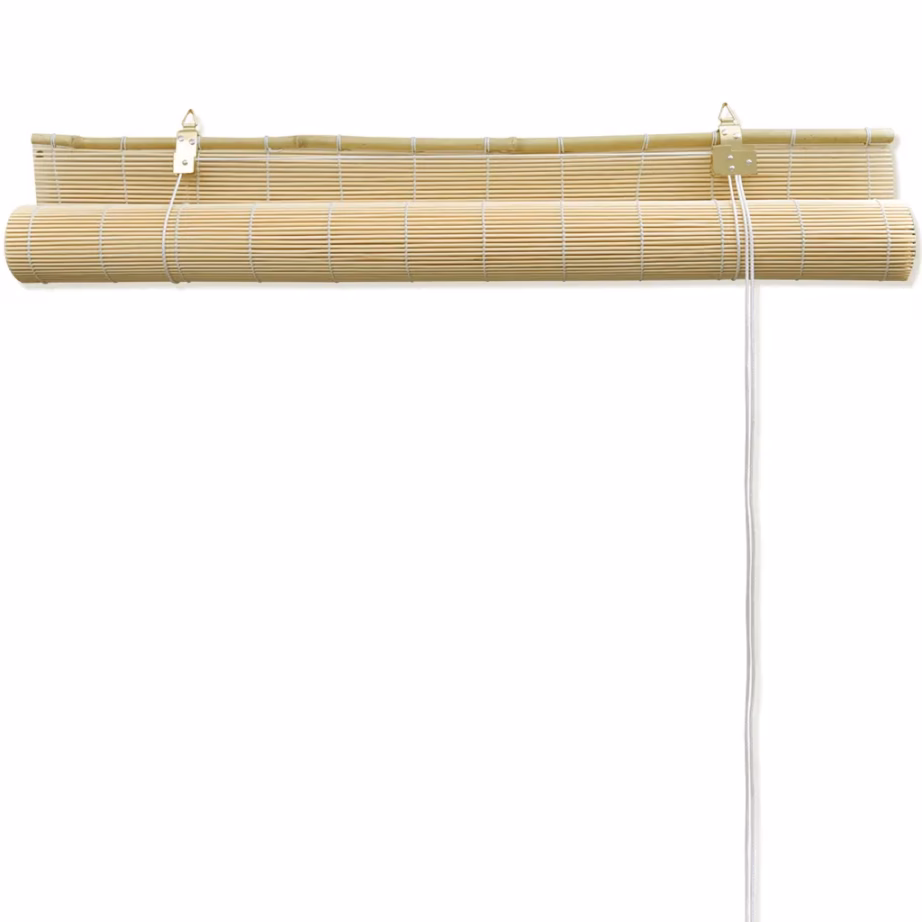 Bambusest ruloo 100 x 220 cm, naturaalne - 4