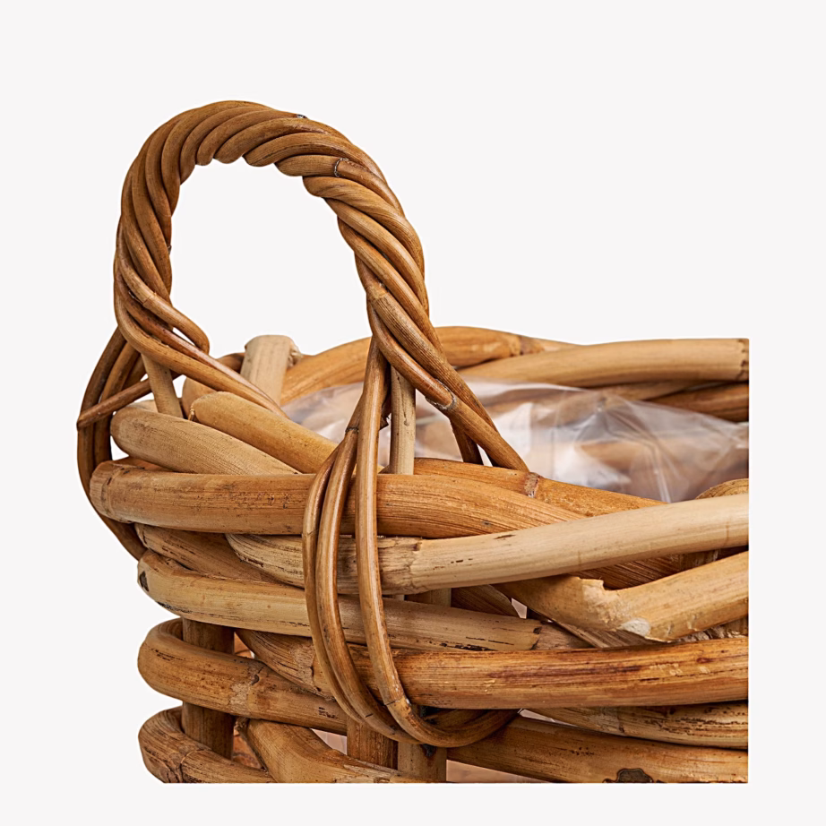 Burton naturaalne kubu-rattangust hoiukorvide komplekt, 3 tk – 4