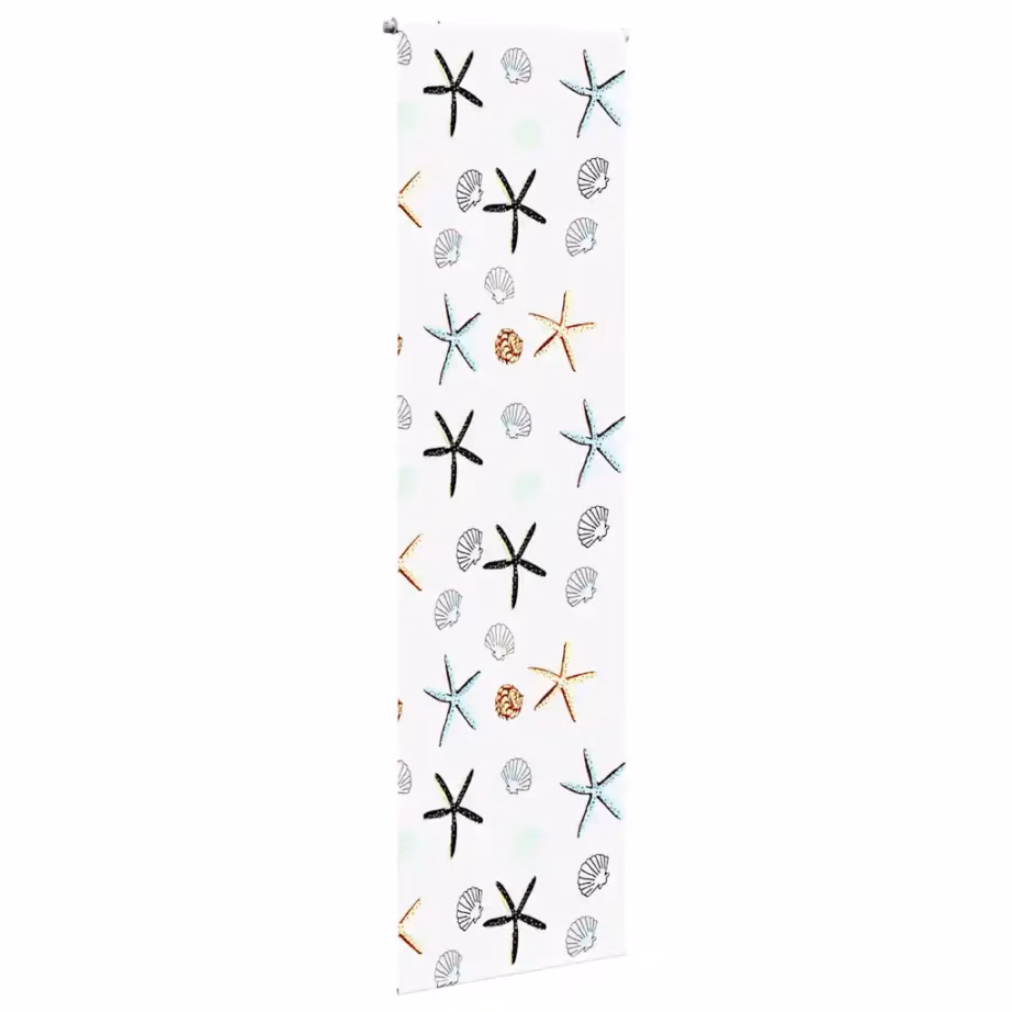 Veekindel duširull-ruloo mereteemalise mustriga, PEVA, 80 x 240 cm – 3