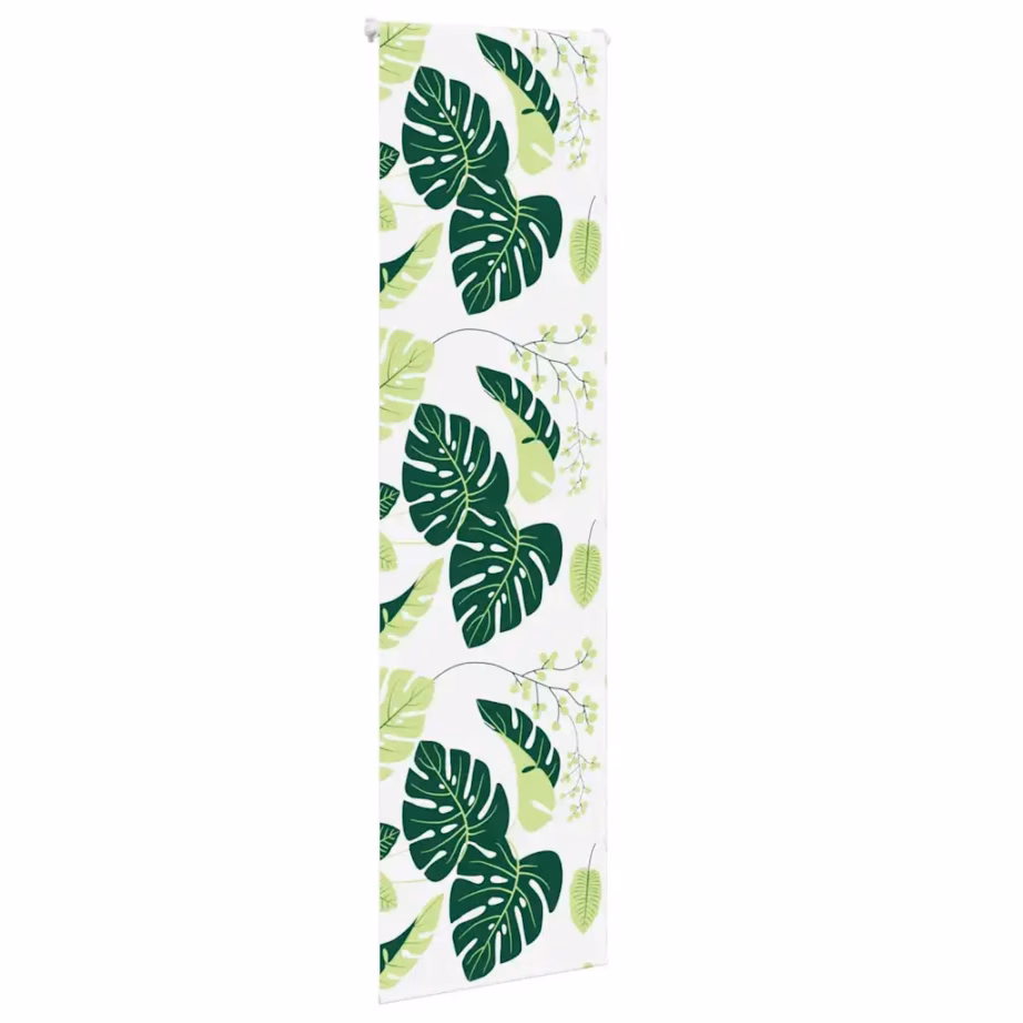 Duširull-ruloo roheliste lehtedega, PEVA, ketiga, 70 x 240 cm – 3