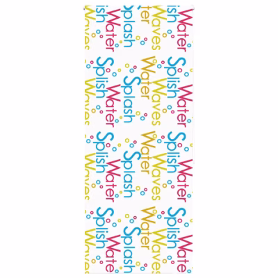 Duširull-ruloo Splash mustriga, veekindel PEVA, 110 x 240 cm