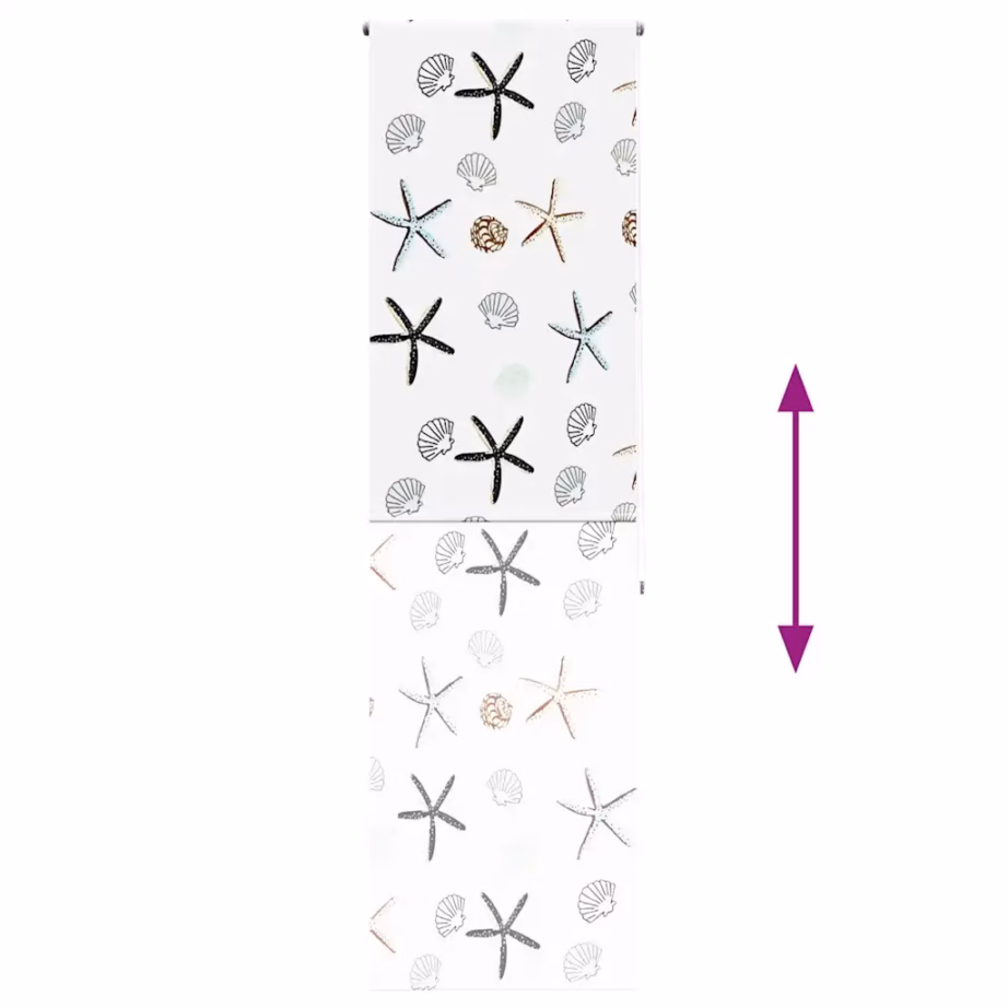 Veekindel duširuloo mereteemalise mustriga, PEVA, 60 x 240 cm – 5