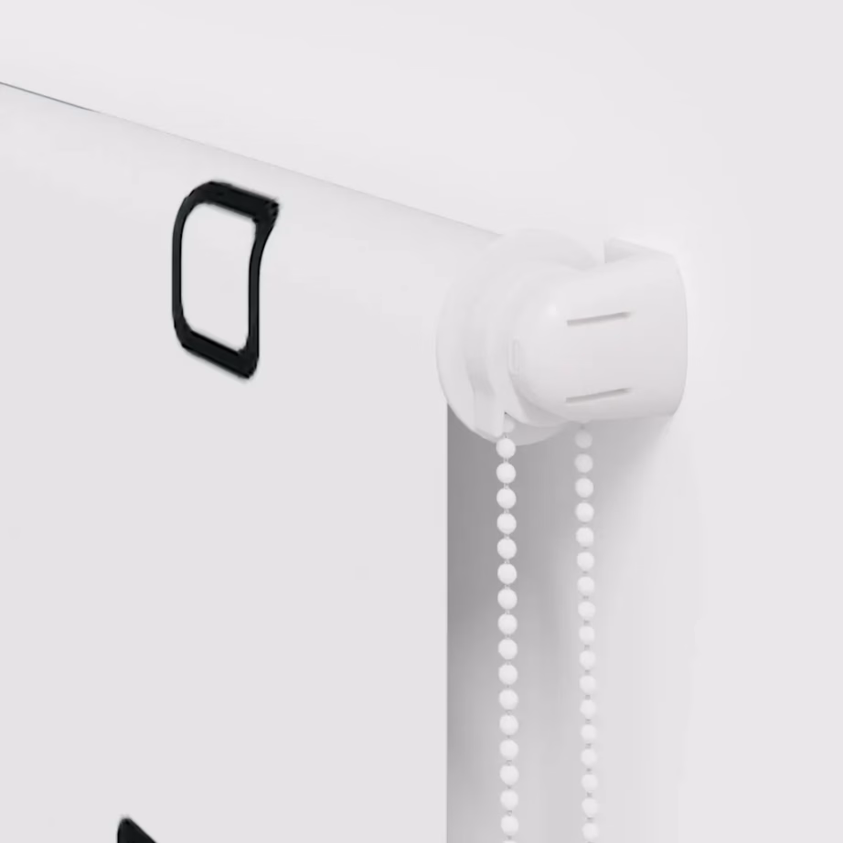 Duširuloo geomeetrilise mustriga, valge PEVA, 80 x 240 cm – 9