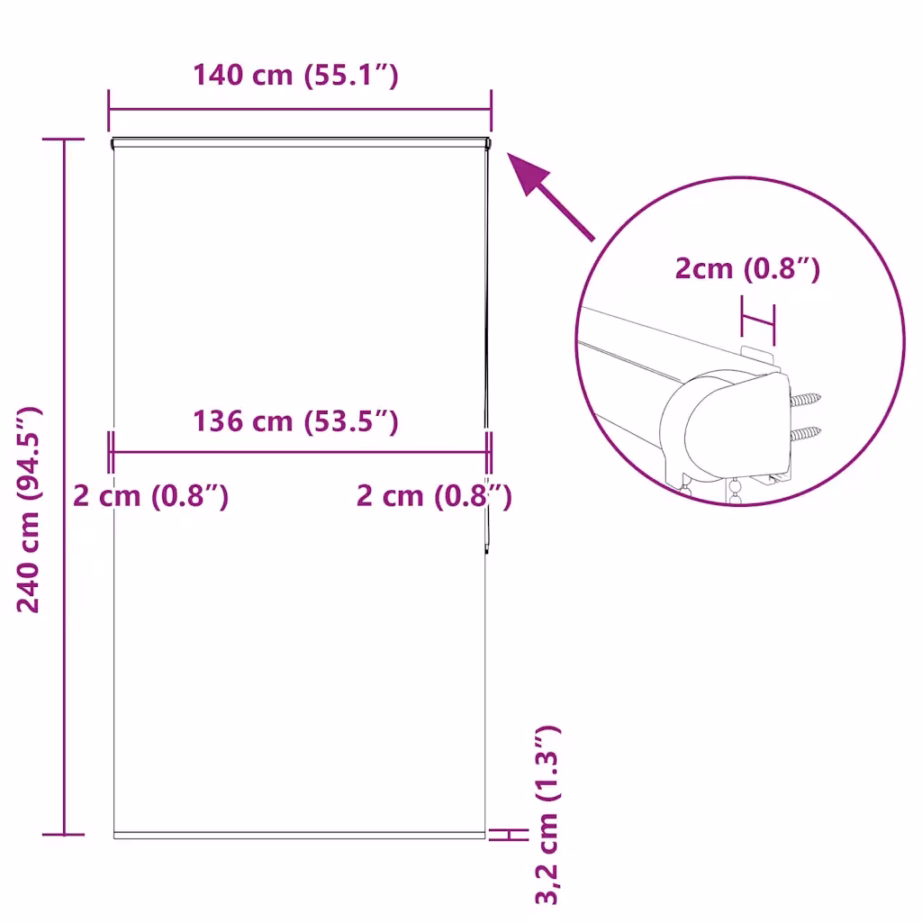 Veekindel kassetiga duširuloo meretähe mustriga, 140 x 240 cm – 12