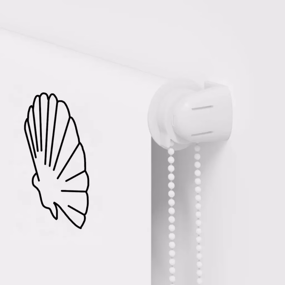 Veekindel duširuloo merekarpide ja meritähtede mustriga, PEVA, 100 x 240 cm, mitme paigaldusviisiga – 11