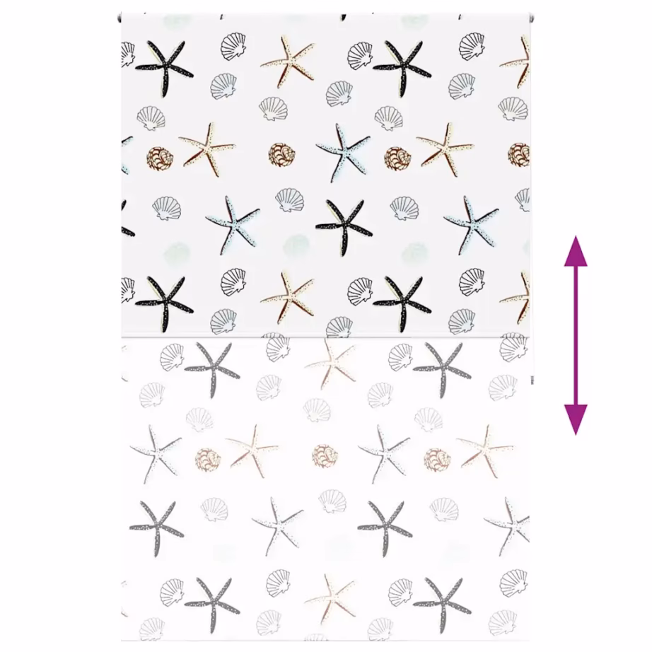 Veekindel duširuloo mereteemalise mustriga, PEVA, 160 x 240 cm – 5