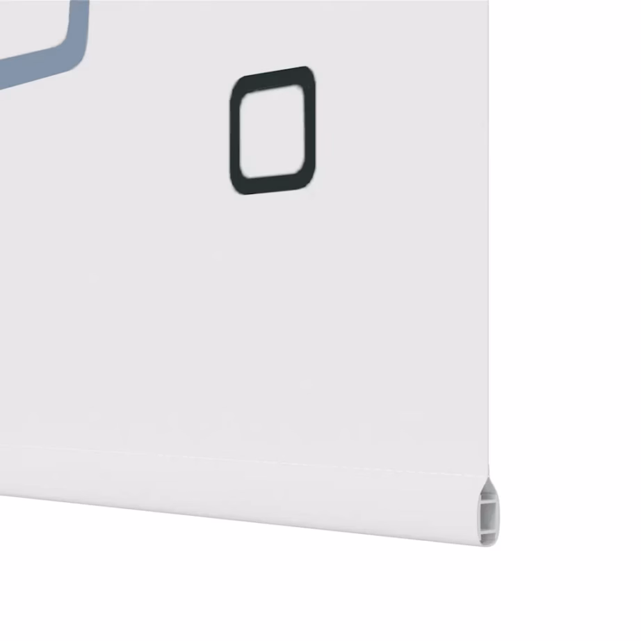 Duširuloo mullimustriga, valge PEVA, 130 x 240 cm, kanga laius 126 cm – 12