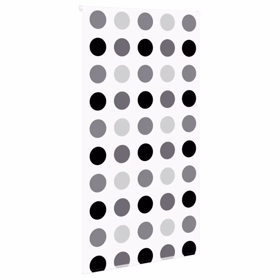 Duširuloo rullkardin täpilise mustriga, PEVA, 150 x 240 cm – 3