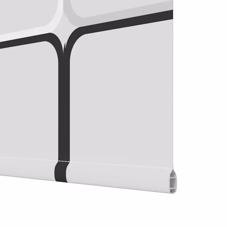 Veekindel PEVA duširuloo ruudumustriga, 140 x 240 cm – 12