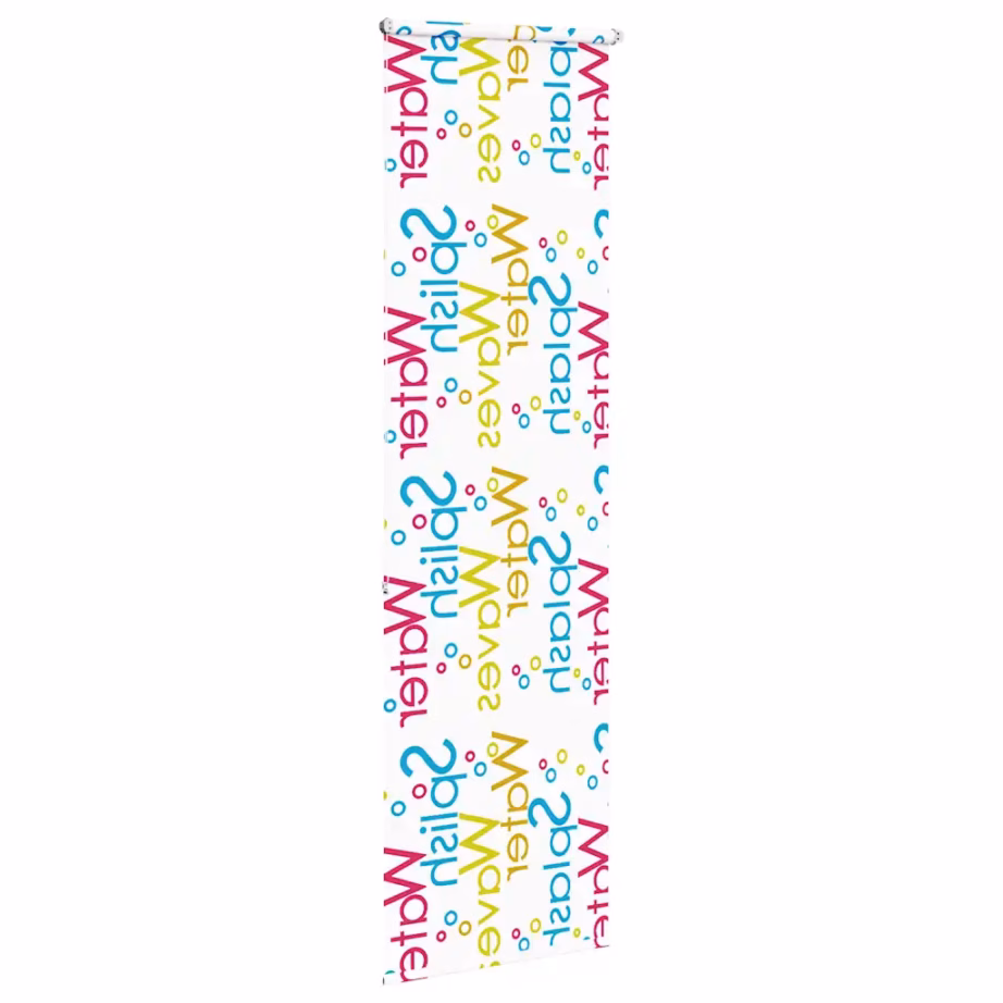 Duširuloo Splash mustriga, PEVA, 60 x 240 cm - 4