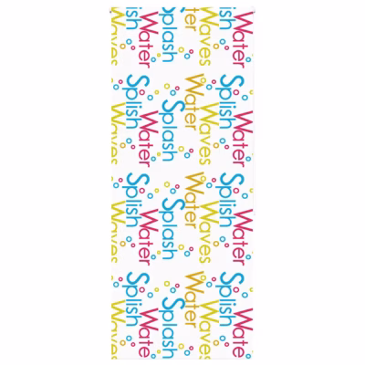 Mitme paigaldusviisiga duširuloo Splash mustriga, PEVA, 90 x 240 cm