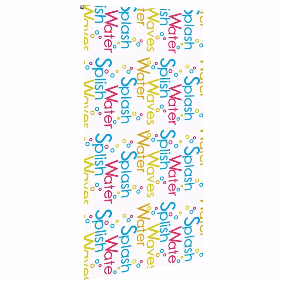Duširuloo ruloo Splash mustriga, PEVA, 140 x 240 cm - 3