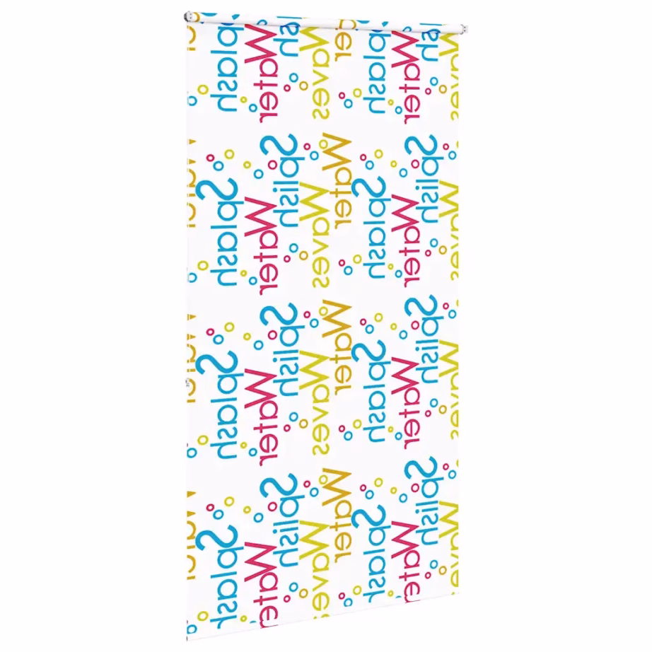 Duširuloo ruloo Splash mustriga, PEVA, 140 x 240 cm - 4