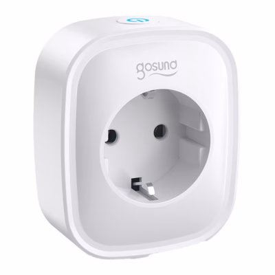 Nutipistik energiakulu jälgimise ja 2×USB-ga Gosund SP112-M, Wi‑Fi 2.4 GHz, 10 A, Xiaomi Home ja HyperOS Connect,