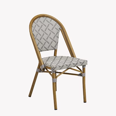 Hall aiasöögitool Lauria alumiiniumraami ja textilene-istmega