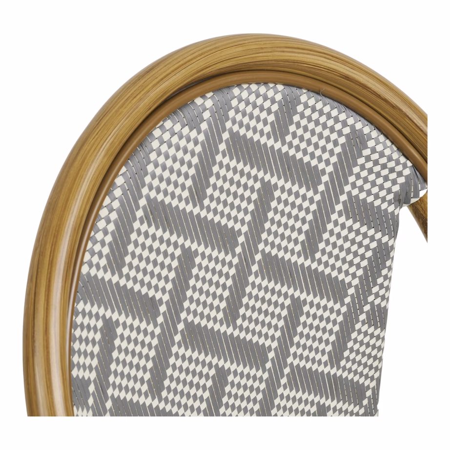 Hall aiasöögitool Lauria alumiiniumraami ja textilene-istmega – 11