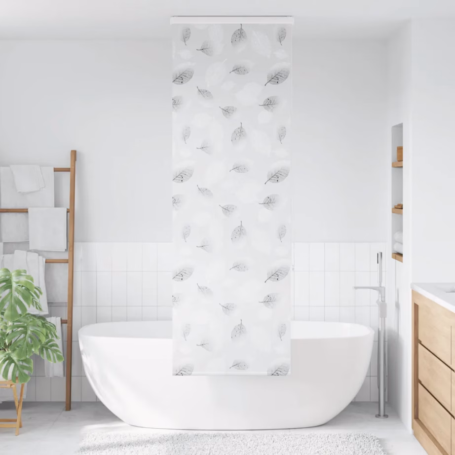 Hall lehemustriga kassetiga duširuloo, PEVA, 70 x 240 cm – 2