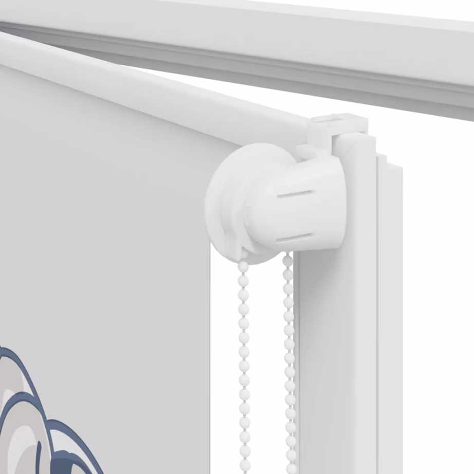 Duširuloo meretähe mustriga, hall PEVA, 110 x 240 cm – 11