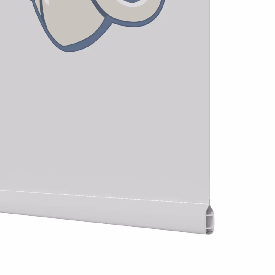 Duširuloo meretähe mustriga, hall PEVA, 110 x 240 cm – 12