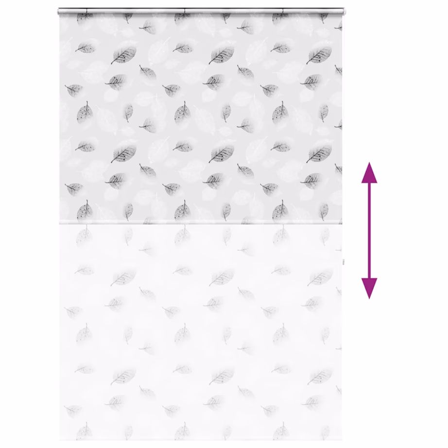 Hall lehemustriga kassetiga duširuloo, PEVA, 150 x 240 cm – 5