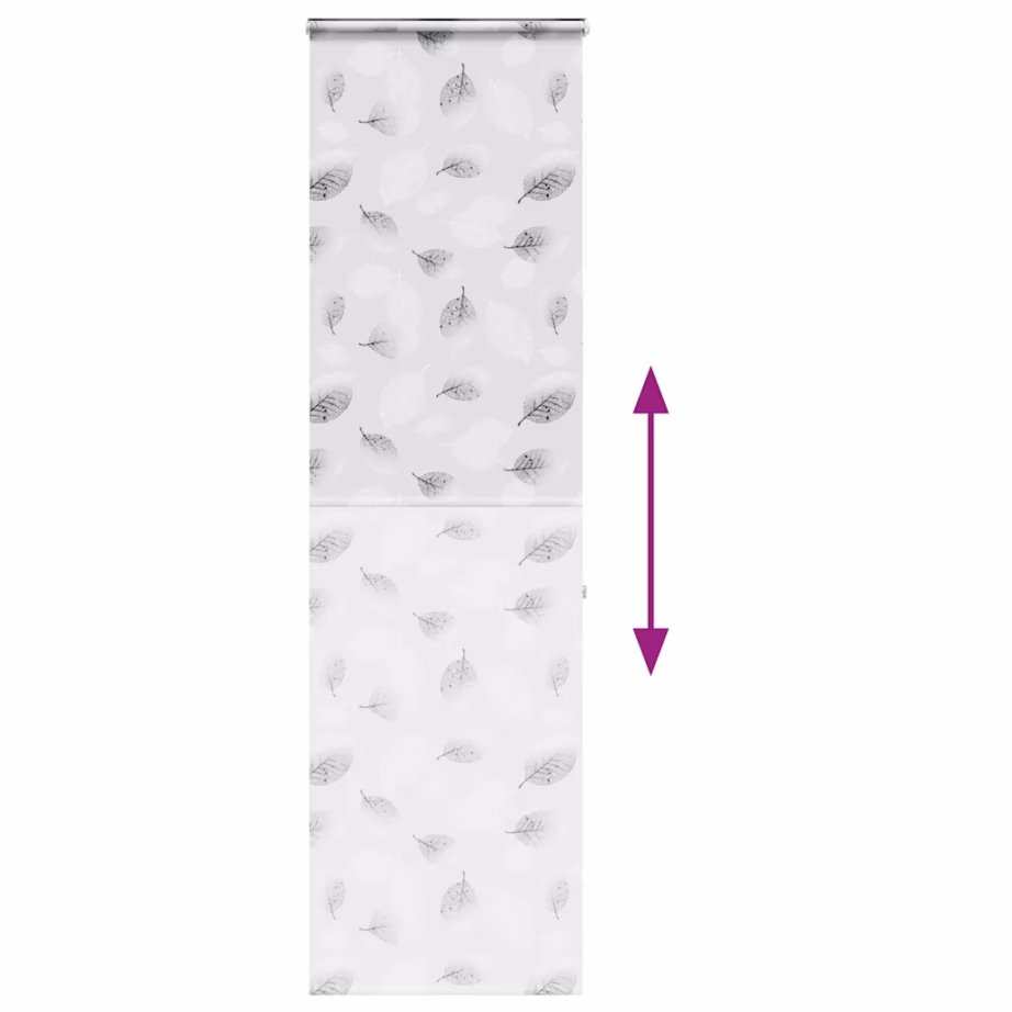 Hall lehemustriga kassetiga duširuloo, PEVA, 80 x 240 cm – 5