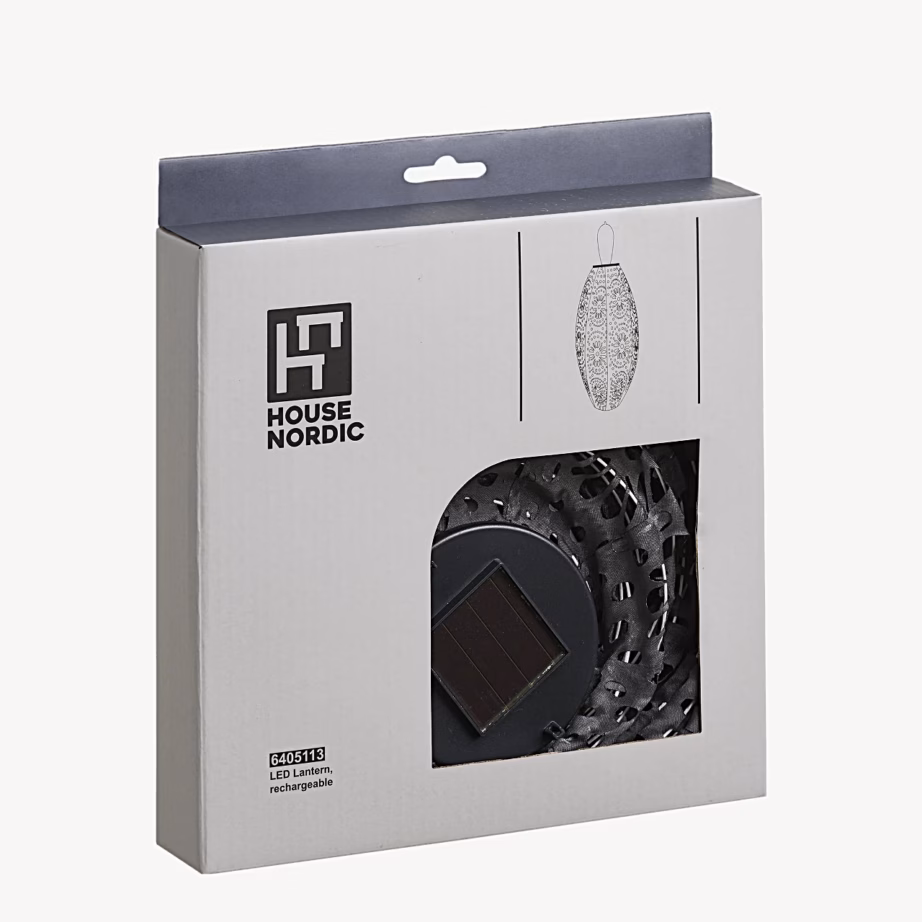 Hall LED aialatern integreeritud päikesepaneeliga Foxdale – 3