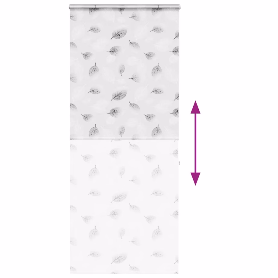 Hall lehemustriga kassetiga duširuloo, PEVA, 110 x 240 cm – 5
