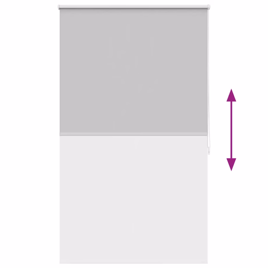 Pimendav rullkardin termokattekihiga, hall, valge ketiga, 80 x 175 cm – 9