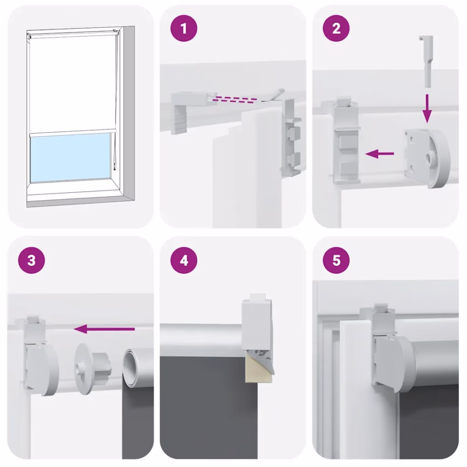 Hall pimendav ruloo kettmehhanismiga, 145 x 230 cm – 7