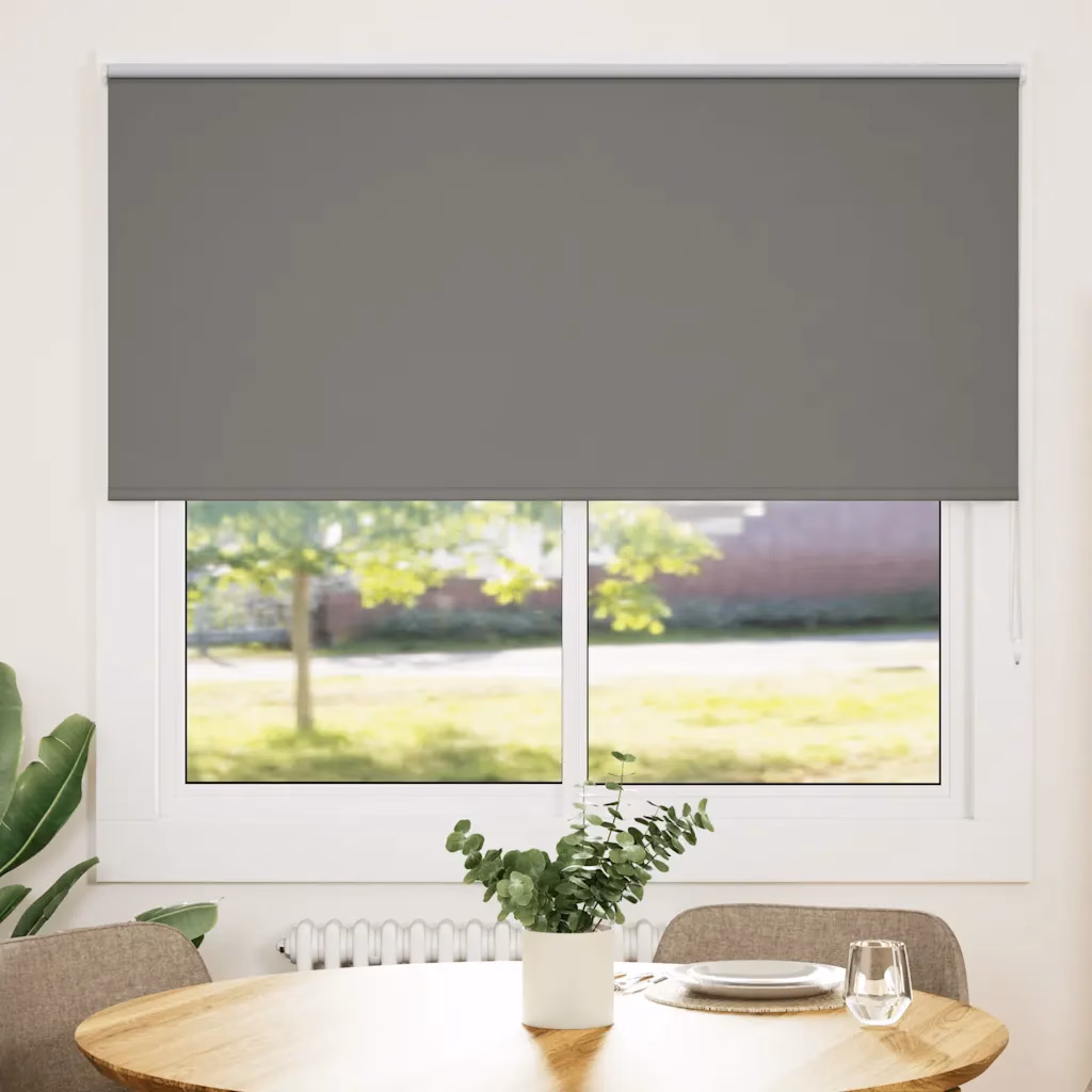Pimendav ruloo, hall, 155 x 130 cm, kanga laius 151,6 cm, 100% polüester