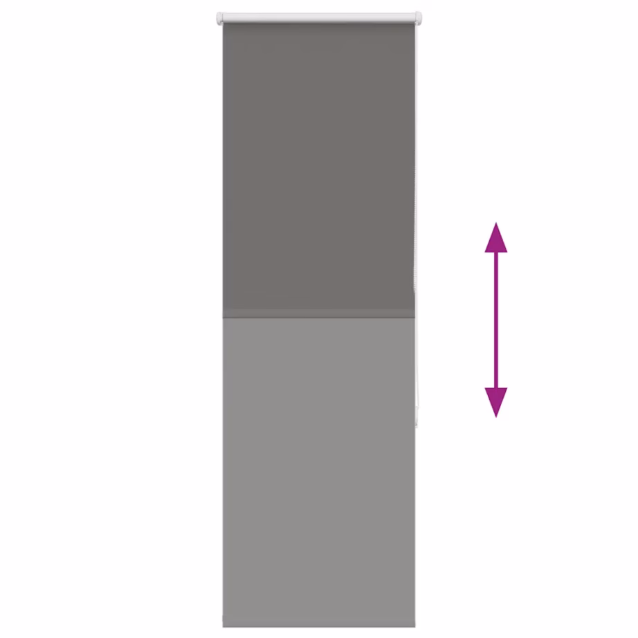 Pimendav ruloo aknale, hall, 60 x 175 cm, kanga laius 55,7 cm, 100% polüester – 5