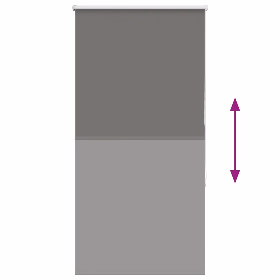 Pimendav ruloo ketiga, hall, 70 x 130 cm, kanga laius 65,7 cm, polüester - 5