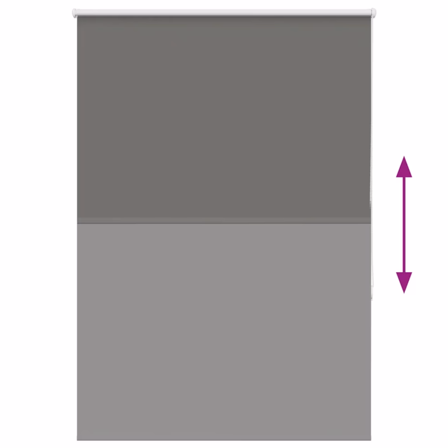 Pimendav ruloo privaatsuse ja valguse reguleerimiseks, hall, 95 x 150 cm, kanga laius 90,7 cm, 100% polüster, alumiiniumsiin, ketiühendusega – 5