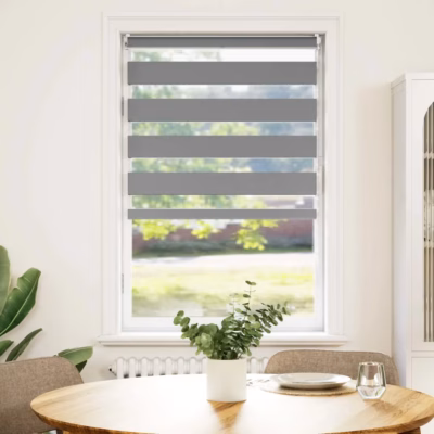 Hall sebraruloo 50 x 100 cm, 100% polüester, kettmehhanismiga