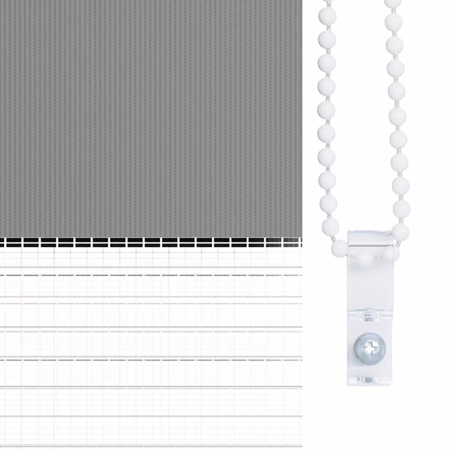 Hall sebraruloo 50 x 100 cm, 100% polüester, kettmehhanismiga – 8