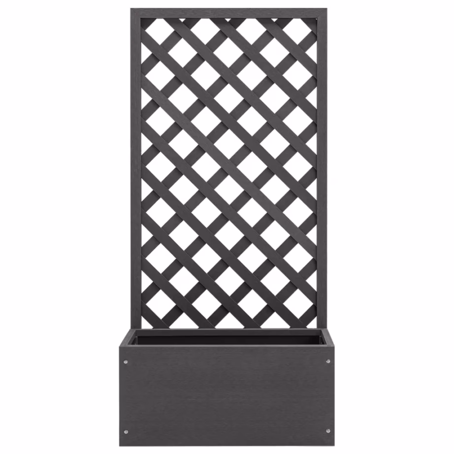 Hall võreseinaga taimelava puidu-plasti segust, 65 x 30 x 135 cm – 2