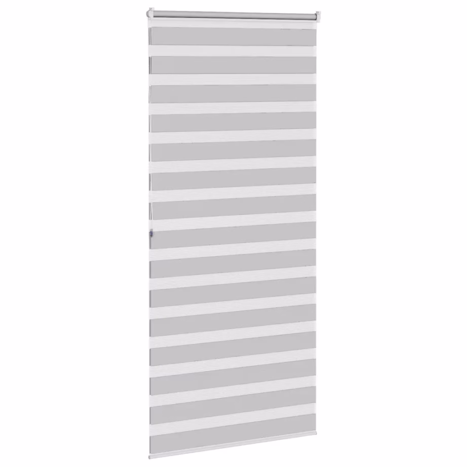 Helehall triibuline sebra ruloo kettmehhanismiga, 105 x 200 cm, 100% polüester – 4