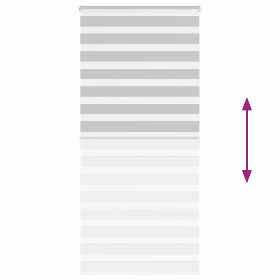 Helehall triibuline sebra ruloo kettmehhanismiga, 105 x 200 cm, 100% polüester – 5