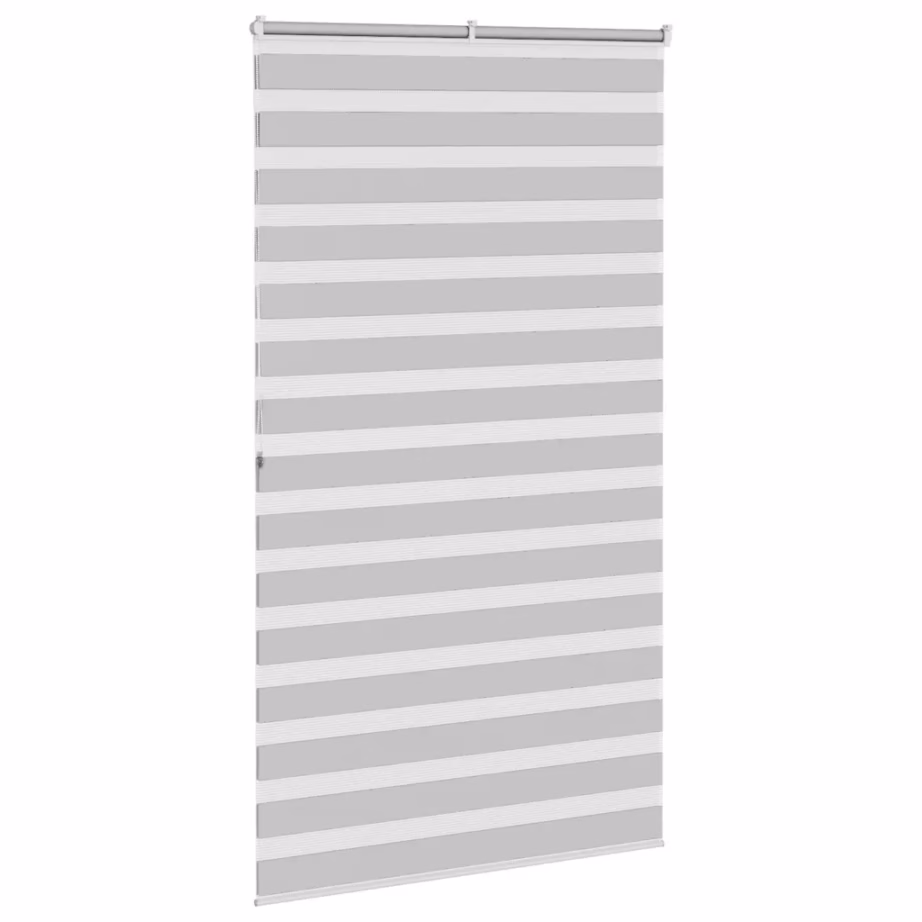 Helehall sebra ruloo, 135 x 200 cm, 100% polüester, alumiiniumsiiniga - 4