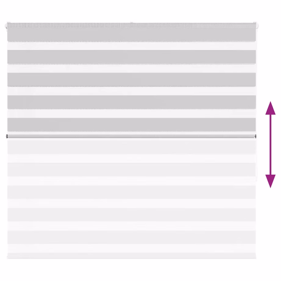 Helehall sebraruloo privaatsuse ja valguse reguleerimiseks, 165 x 150 cm, 100% polüester – 5