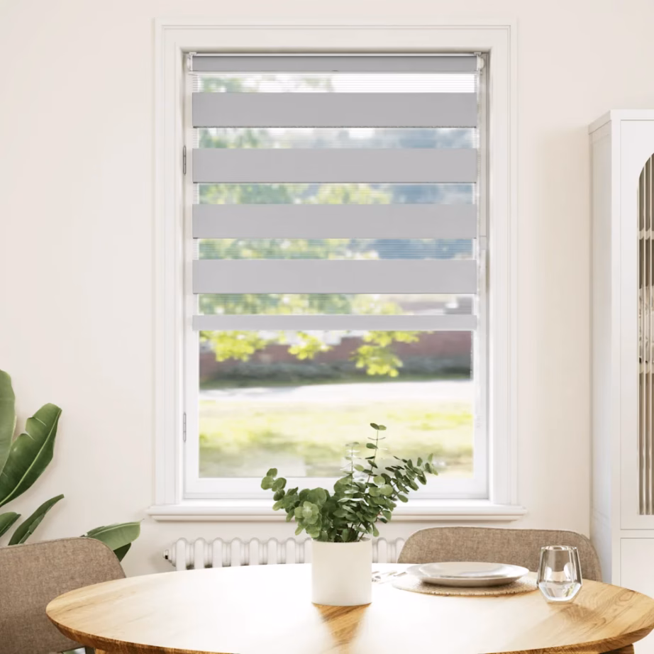 Helehall päev-ööruloo privaatsuse ja valguse reguleerimiseks, 80 x 100 cm, polüesterkangas, alumiiniumsiiniga – 2