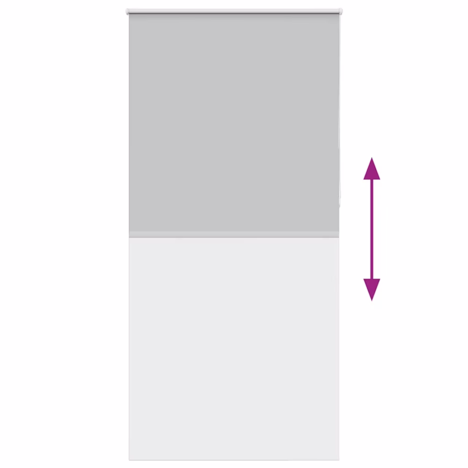 Pimendav ruloo helehall, 110 x 230 cm, kanga laius 105,7 cm – 9