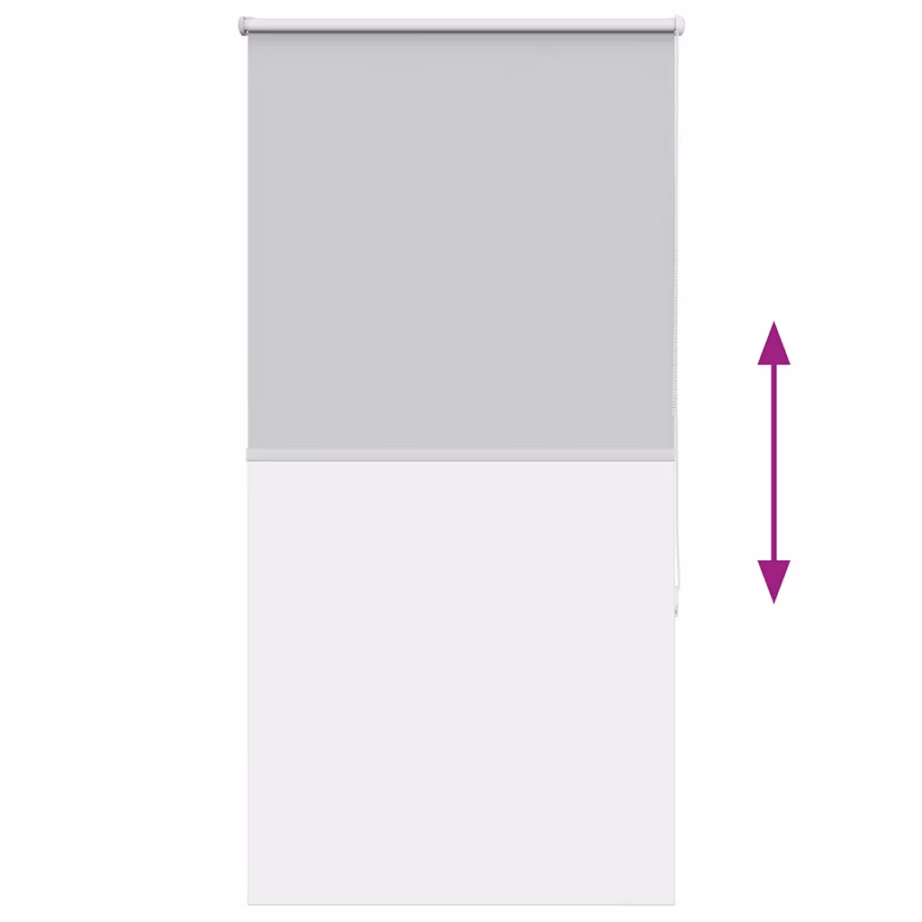 Pimendav ruloo helehall, 75 x 150 cm, kanga laius 70,7 cm, 100% polüester – 9