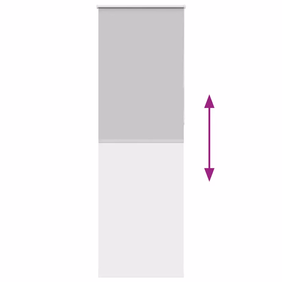 Pimendav ruloo helehall, 85 x 210 cm, 100% polüester – 9